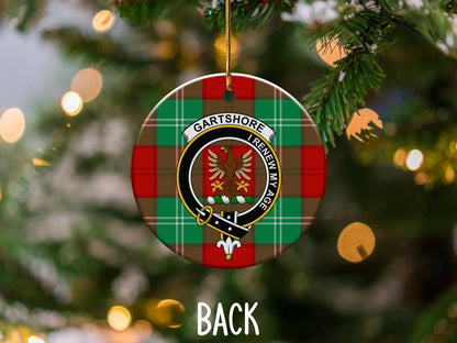 Gartshore Clan Tartan Ornament Beautiful Christmas product