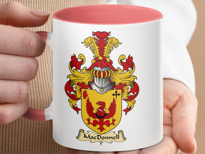 MacDonnell Scottish Family Crest Clan Badge Mug - Living Stone Gifts