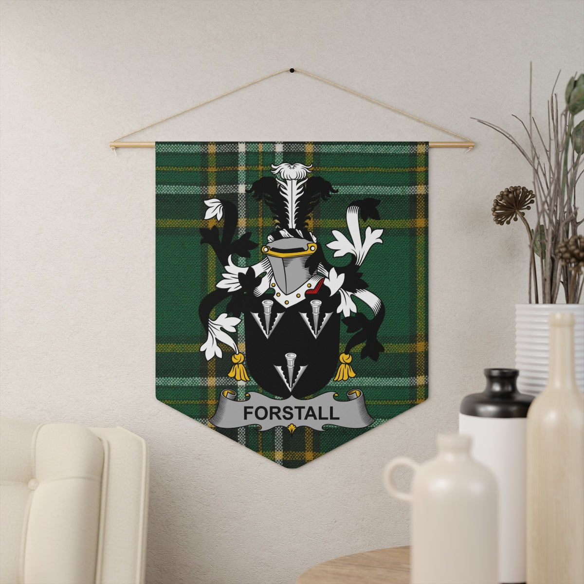 Custom Forstall Family Crest Wall Hanging product