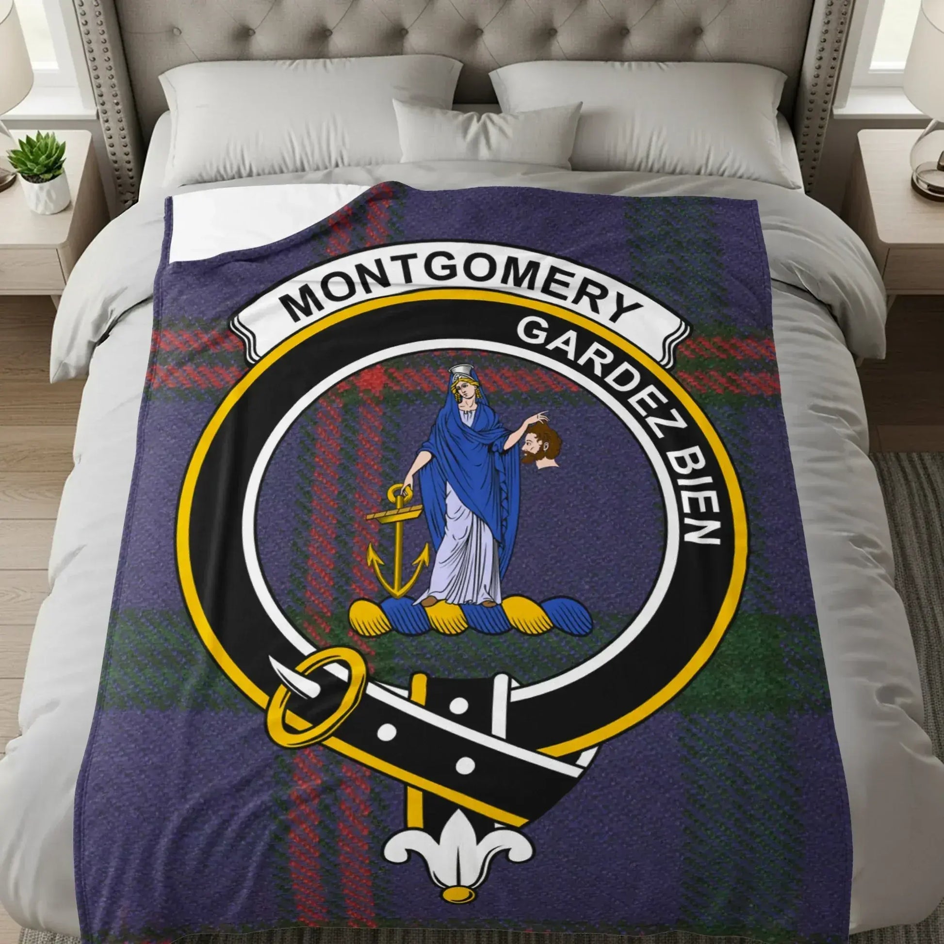 Montgomery Gardez Bien Emblem Bed Blanket product