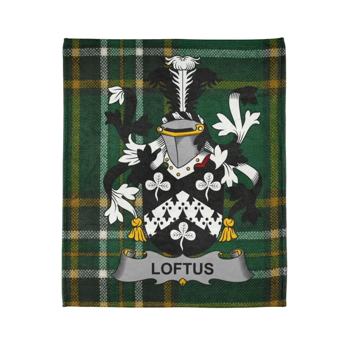 Loftus Tartan Plaid Family Crest Blanket product