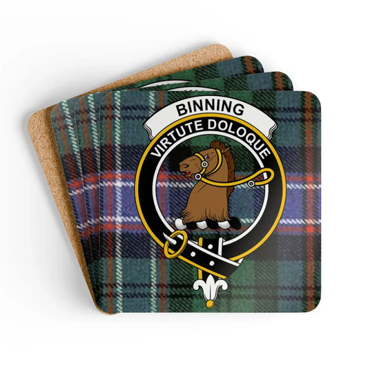 Binning Virtue Doloque Tartan Plaid Coaster product