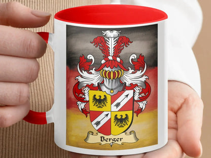 Family Crest Heraldic Design Printed Mug product