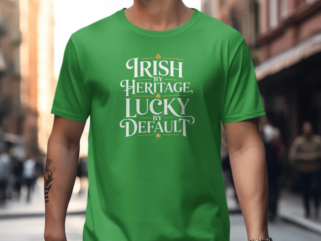 Irish By Heritage Lucky By Default T-shirt