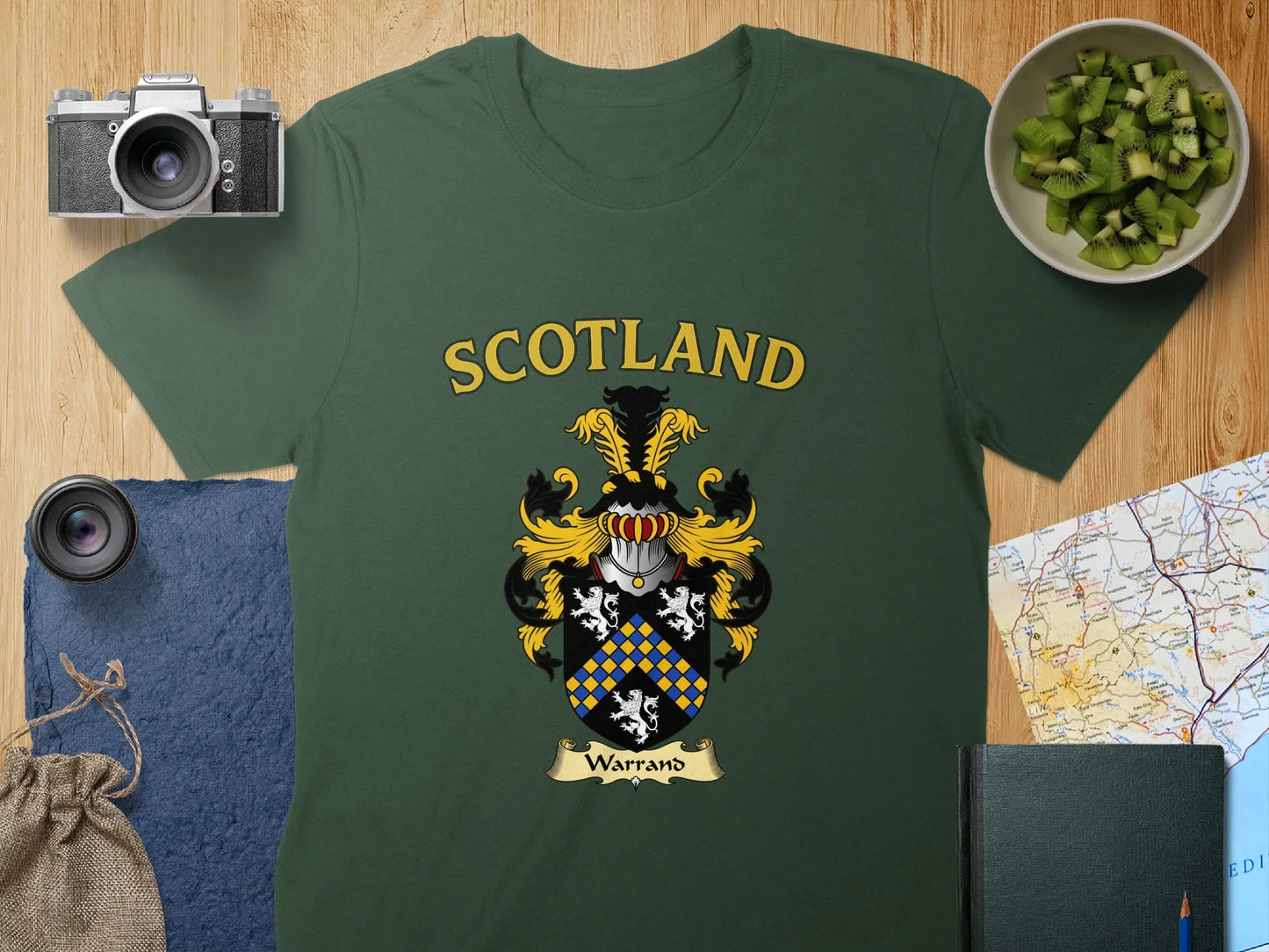 Scotland Family Crest Warrand T-shirt product