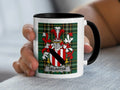 Delahyde Irish National Tartan ceramic accent mug