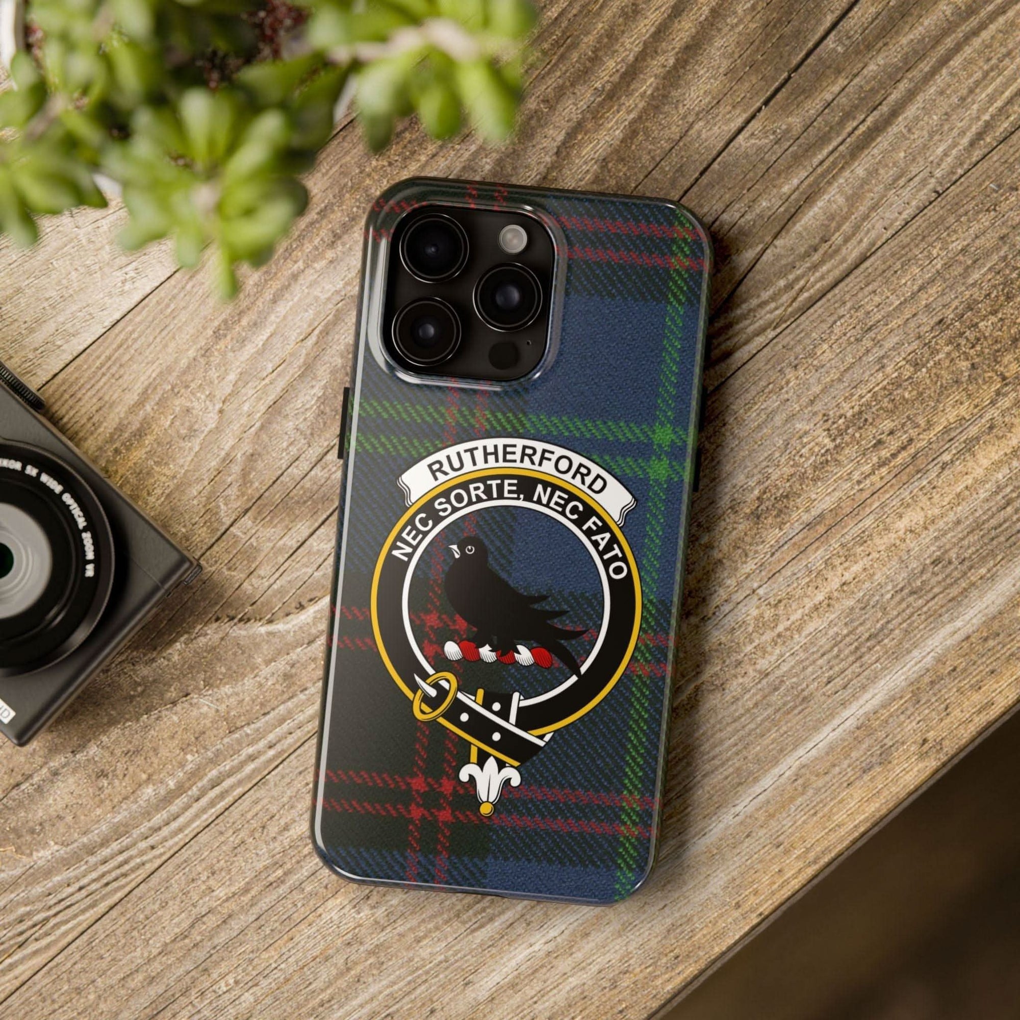 Rutherford Clan Scottish Tartan Cell Phone Case - Celtic Ancestry Gifts