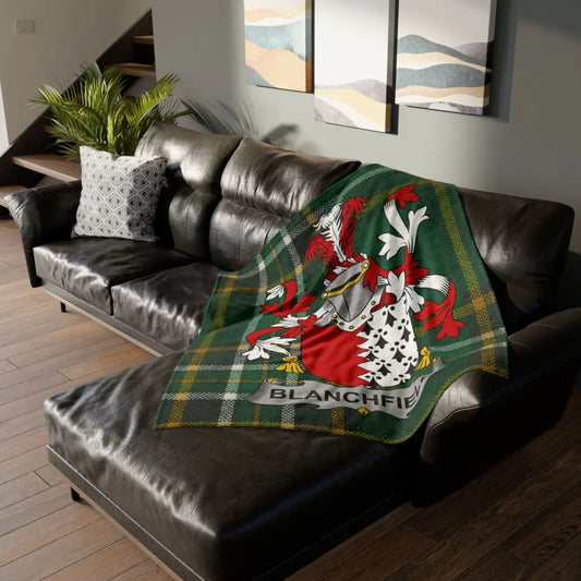 Blanchfield Family Crest Throw Blanket product