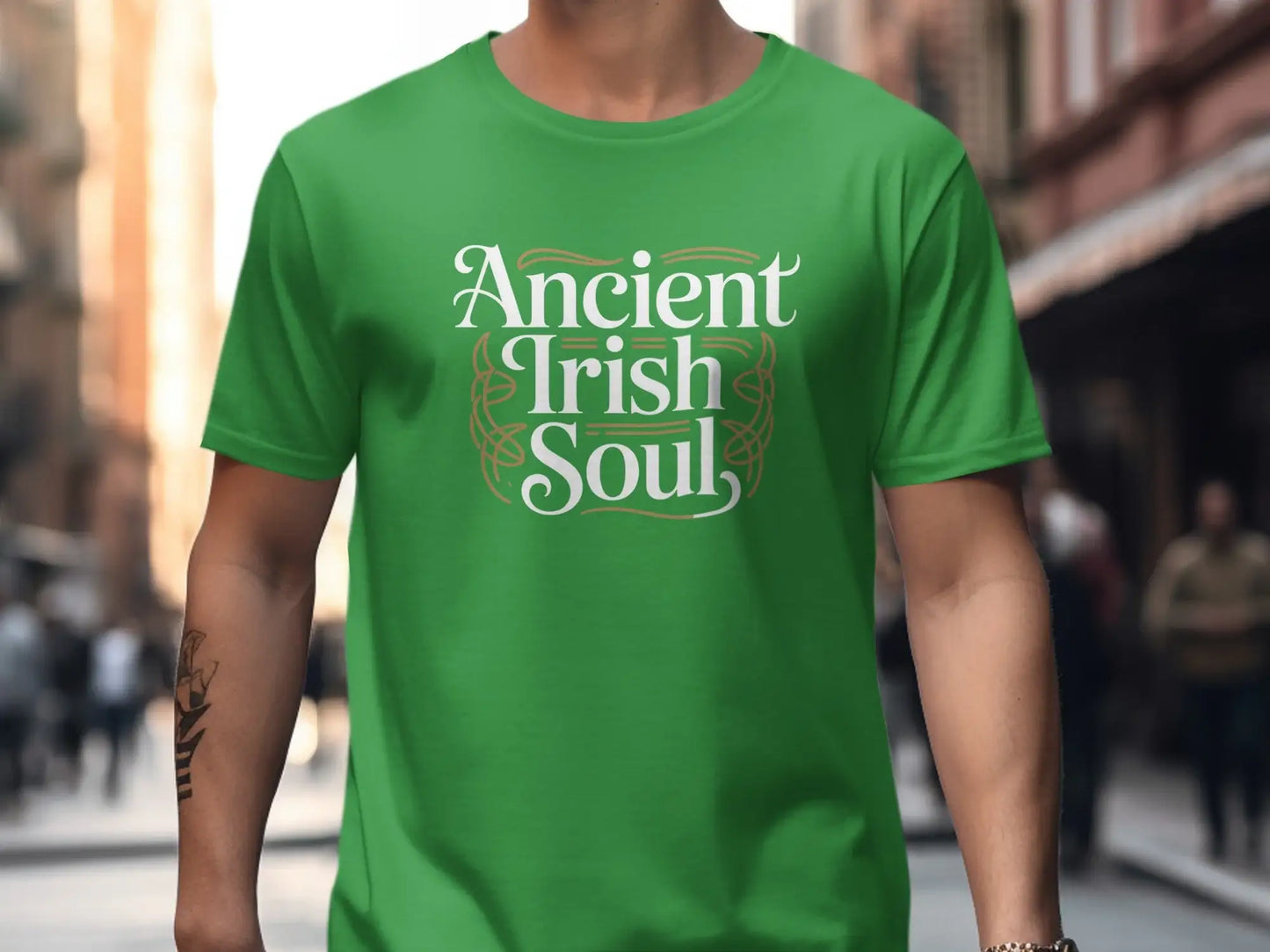 Ancient Irish Soul Graphic Design T-Shirt