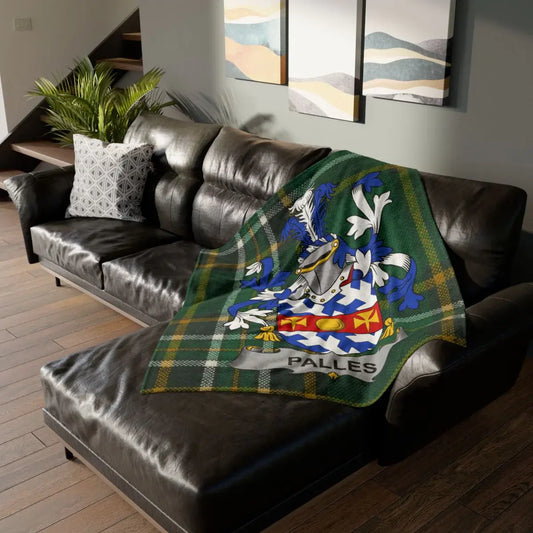 Palles Family Crest Emblem Throw Blanket product