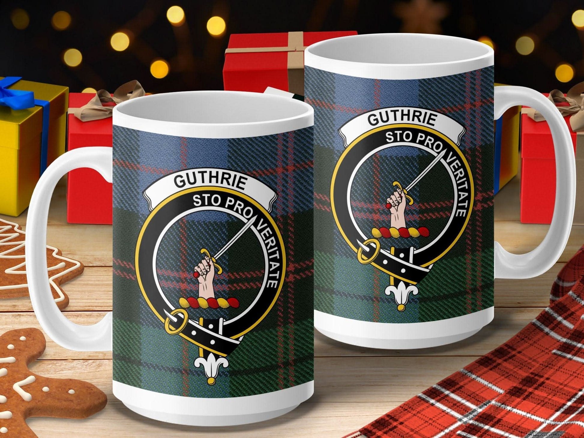 Guthrie Sto Pro Veritate Clan Crest Coffee Mug product