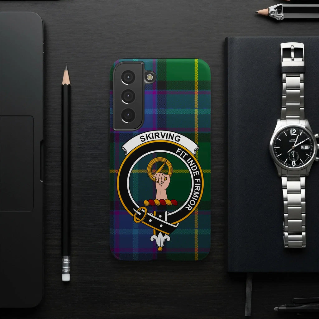Skirving Fit Inde Firmlor Plaid Phone Case