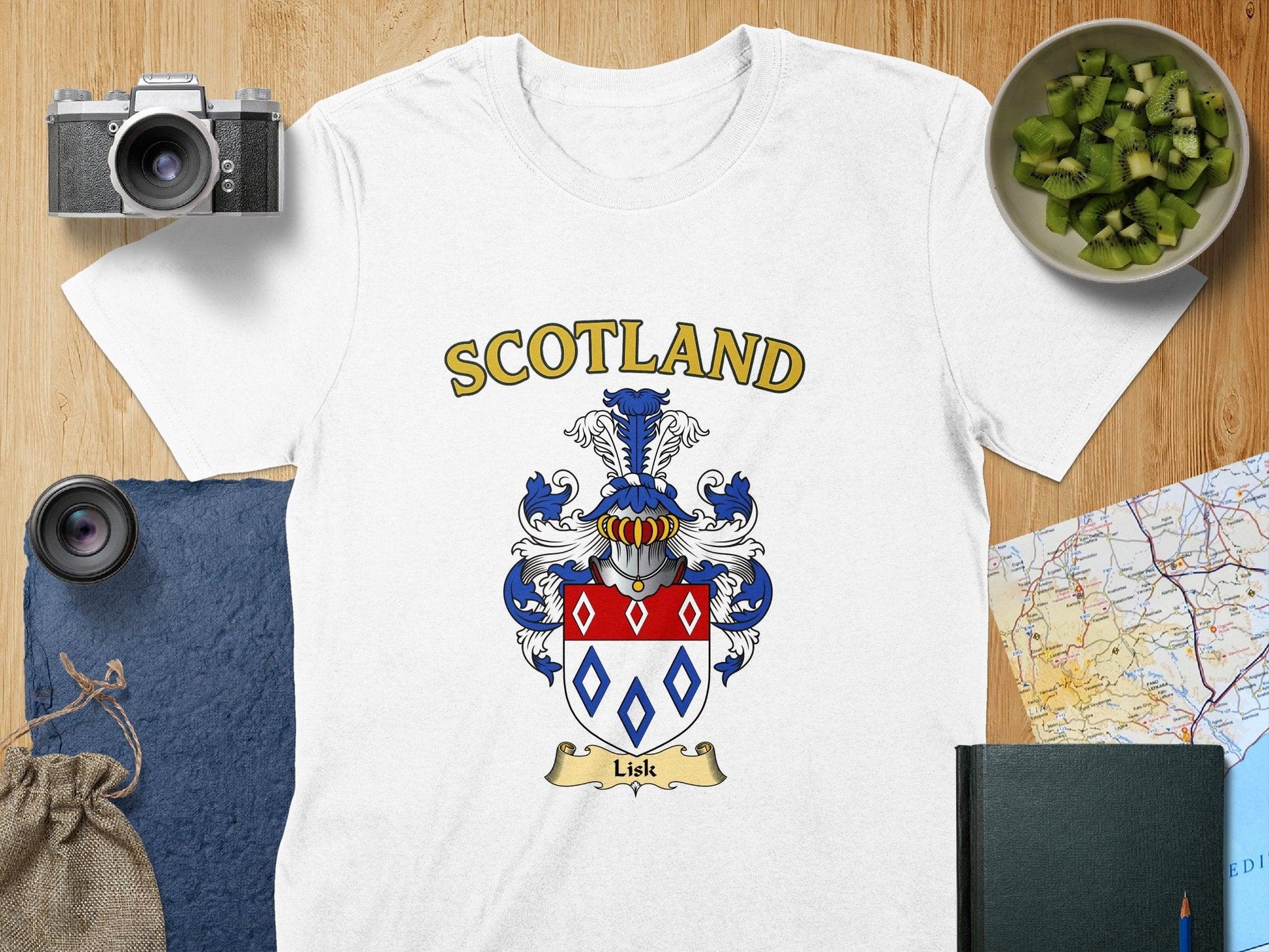 Scotland Family Crest T-Shirt Custom Heraldry product