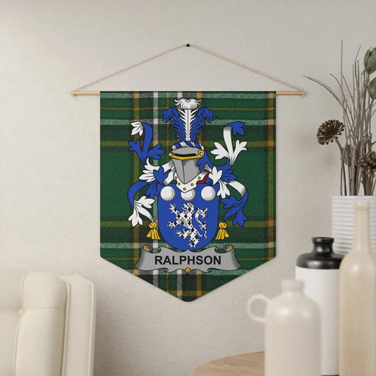 Personalized Family Crest and Tartan Wall Hanging product type