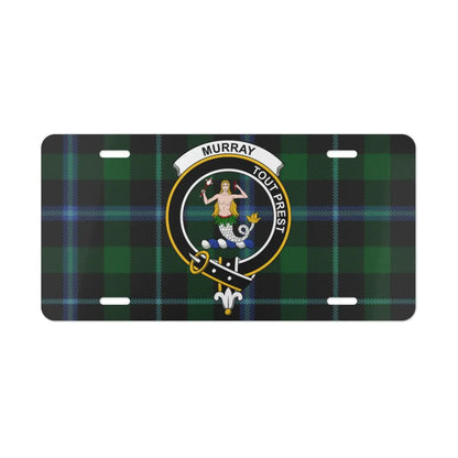 Scottish Clan Murray Coat of Arms License Plate product