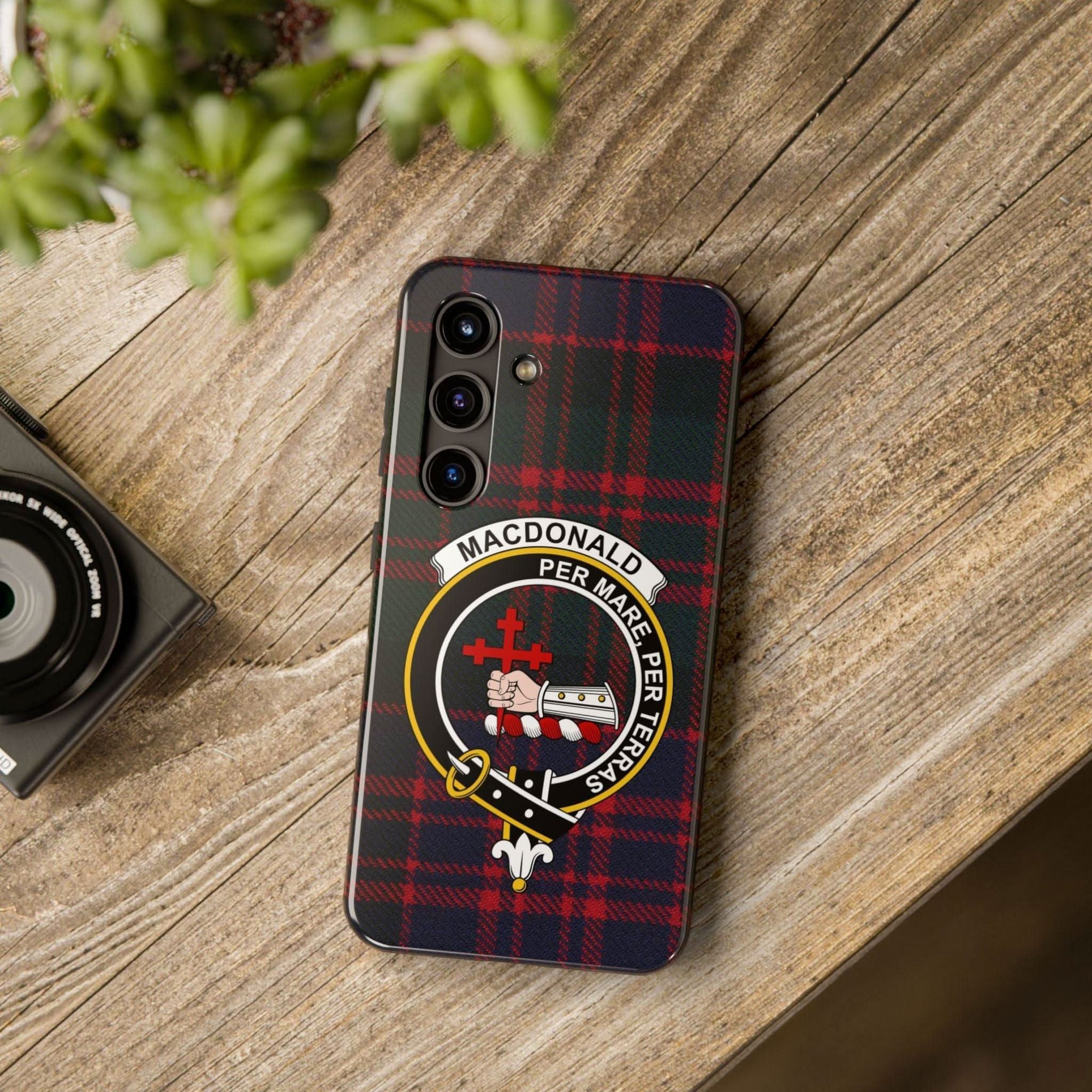Macdonald Clan Scottish Tartan Cell Phone Case - Celtic Ancestry Gifts