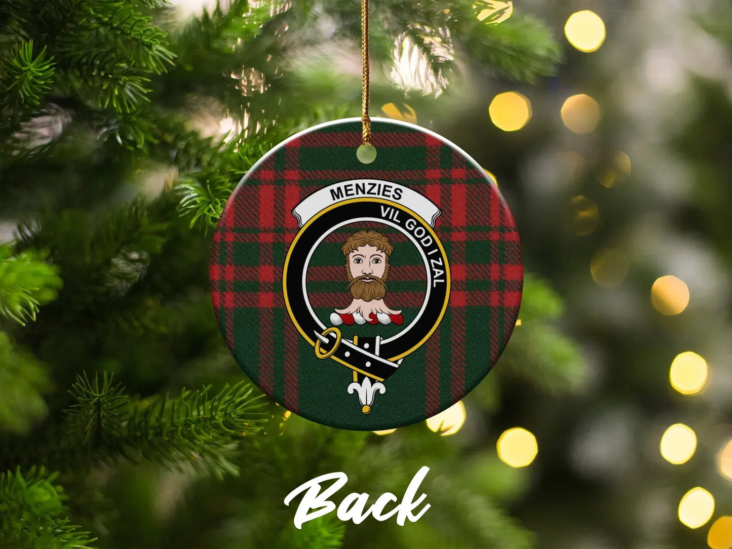 Family Crest Menzies Christmas Ornament product type