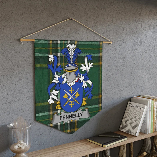 Family Crest Tartan and Coat of Arms Banner product
