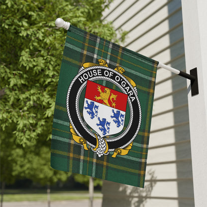House of O'Gara Crest Green Plaid Garden Flag product