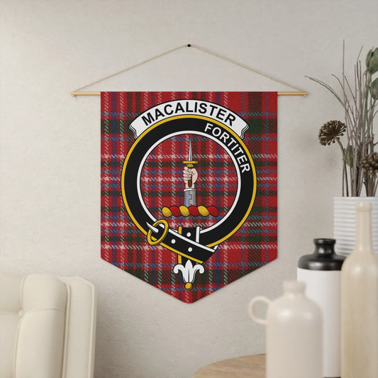 Macalister Fortiter Crest Plaid Wall Art product