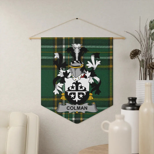 Colman Family Crest Plaid Tapestry Wall Hanging product