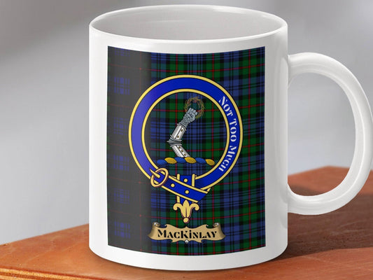 Mackinlay Clan Tartan Design Mug Scottish Product