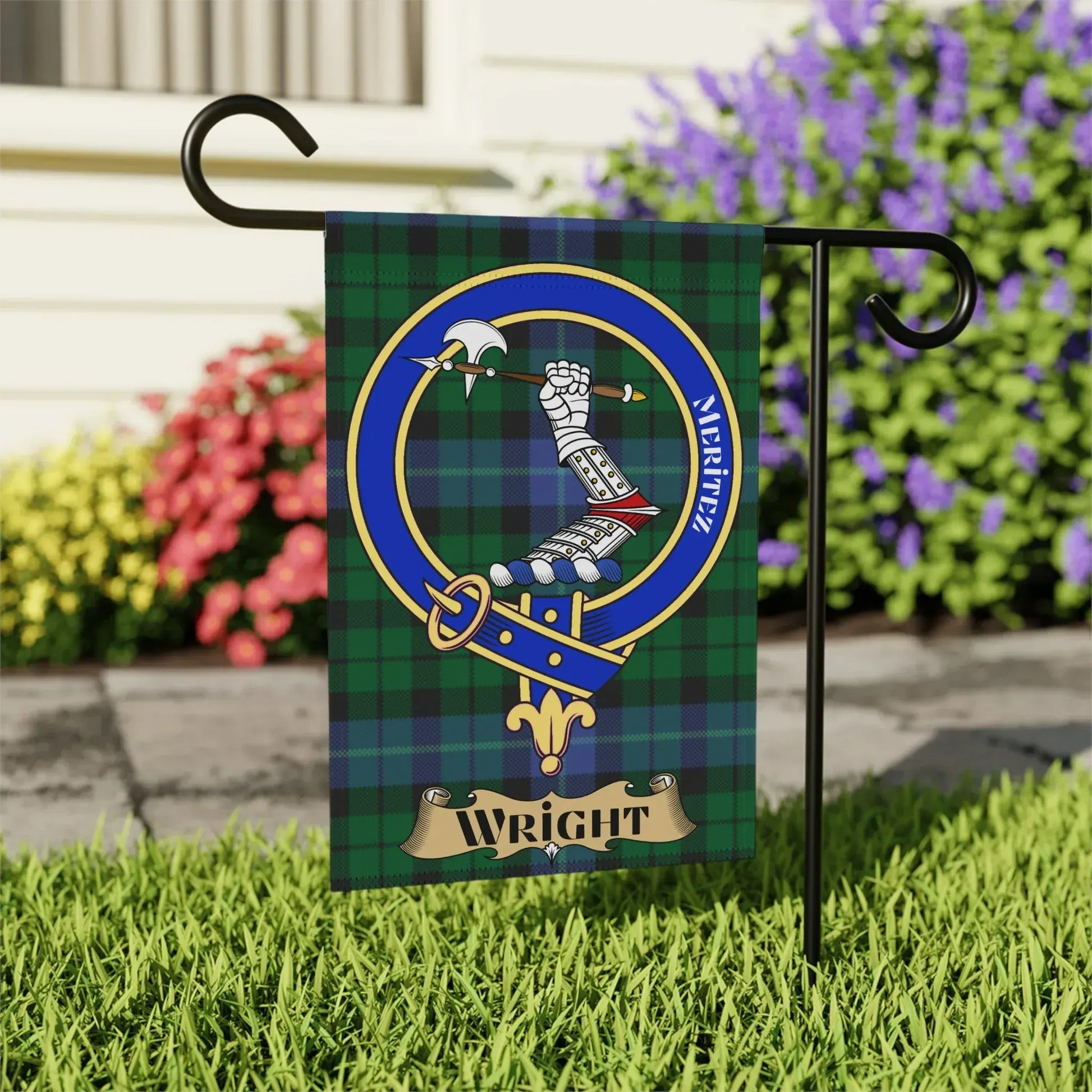 Personalize Your Home with Wright Family Garden Flag product