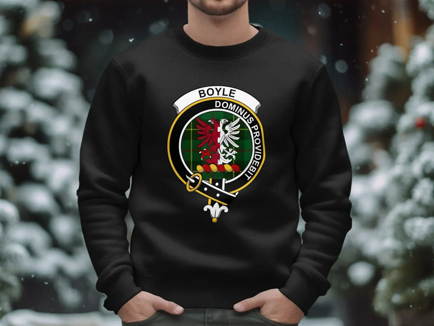 Boyle Dominus Providebit Emblem Black Sweatshirt product