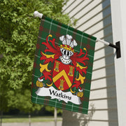 Watkins Welsh Family Crest Garden Flag | Tartan Heritage Gift