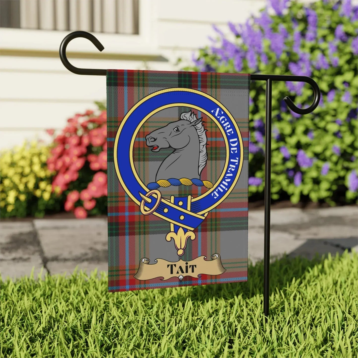 Tait Family Crest Garden Flag Decorative Product