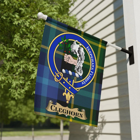 Cleghorn Tartan Clan Crest Garden Flag product type