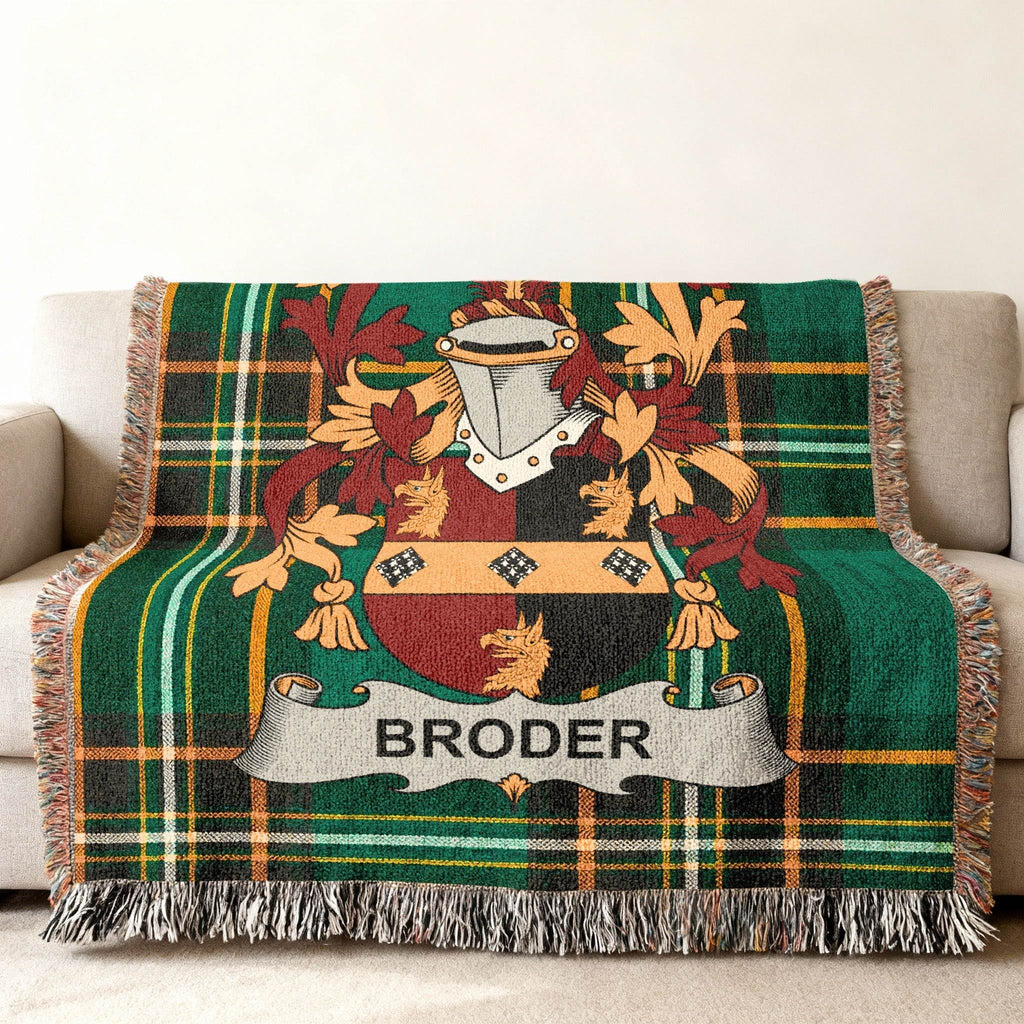 Broder Family Crest Tartan Plaid Green product type