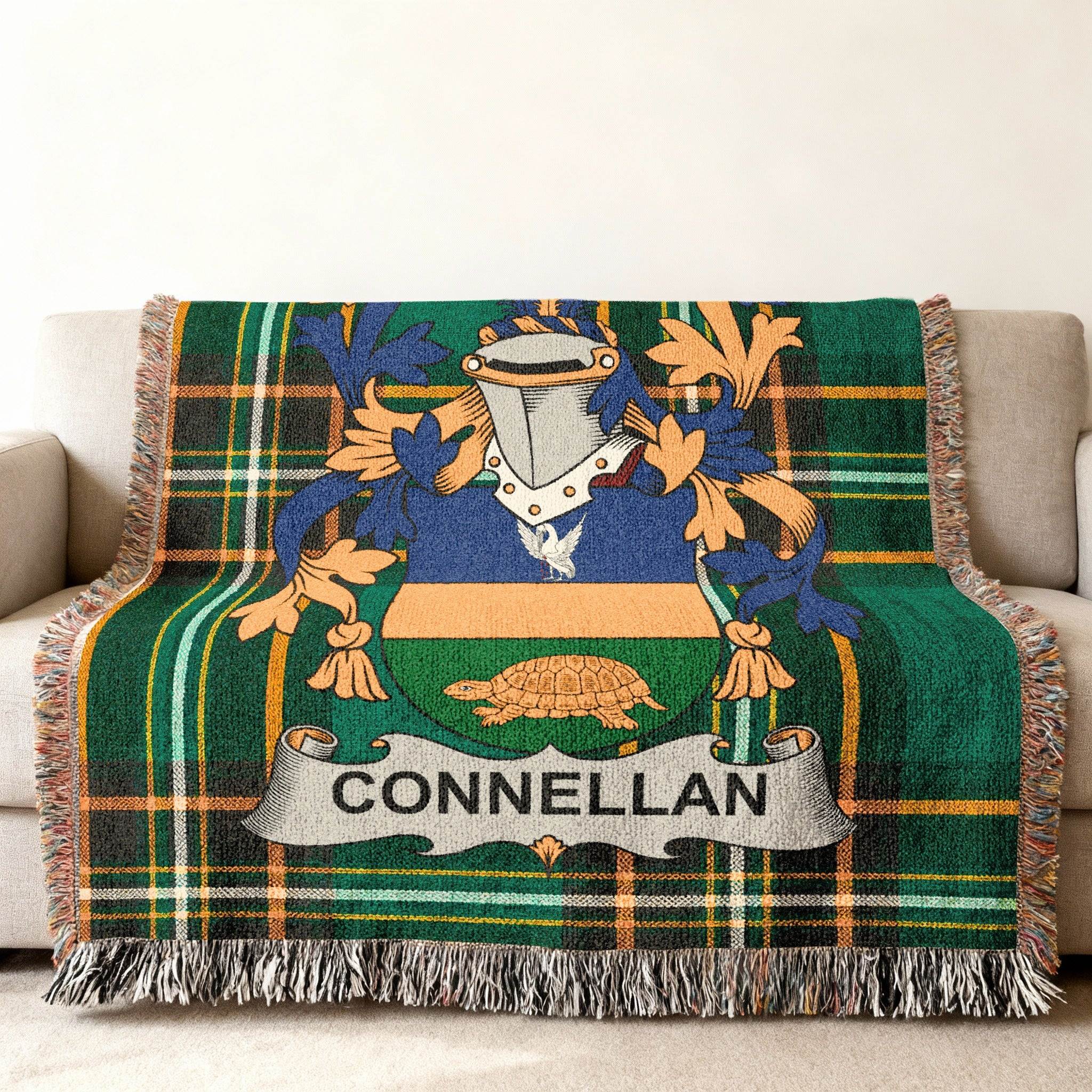 Connellan Heraldic Tartan Plaid Blanket product type