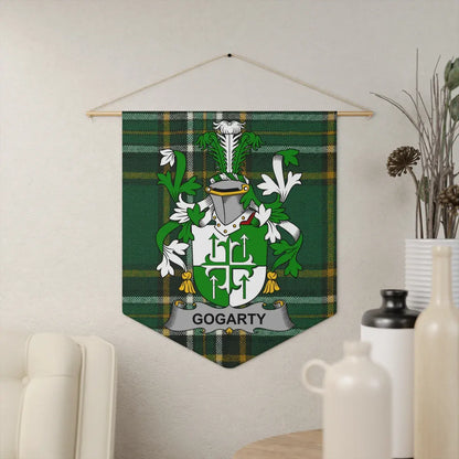 Gogarty Family Crest Plaid Wall Hanging Tapestry product type