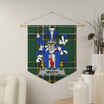 Meath Family Crest Hanging Wall Banner product type