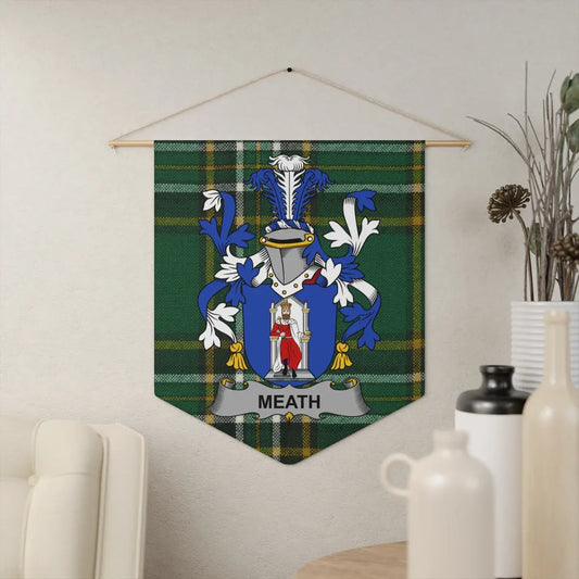 Meath Family Crest Hanging Wall Banner product type