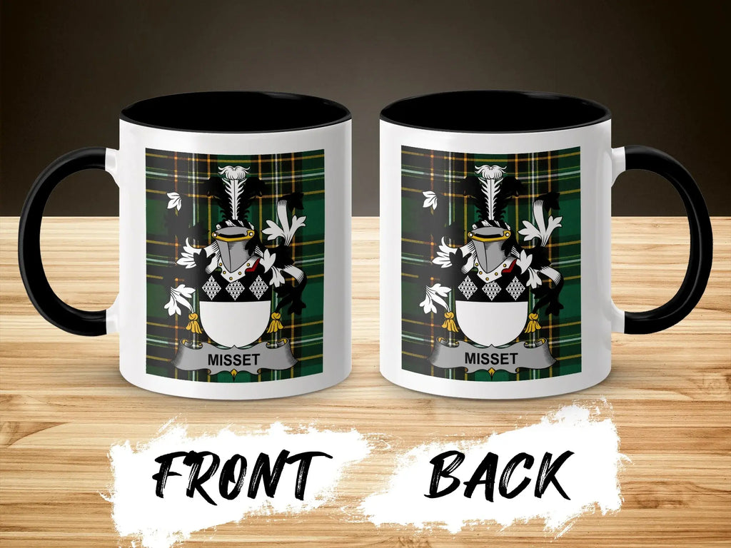 Misset Irish National Tartan ceramic accent mug