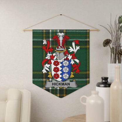 Hickman Family Crest Wall Hanging Product