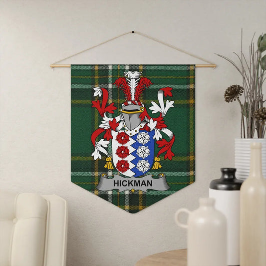 Hickman Family Crest Wall Hanging Product