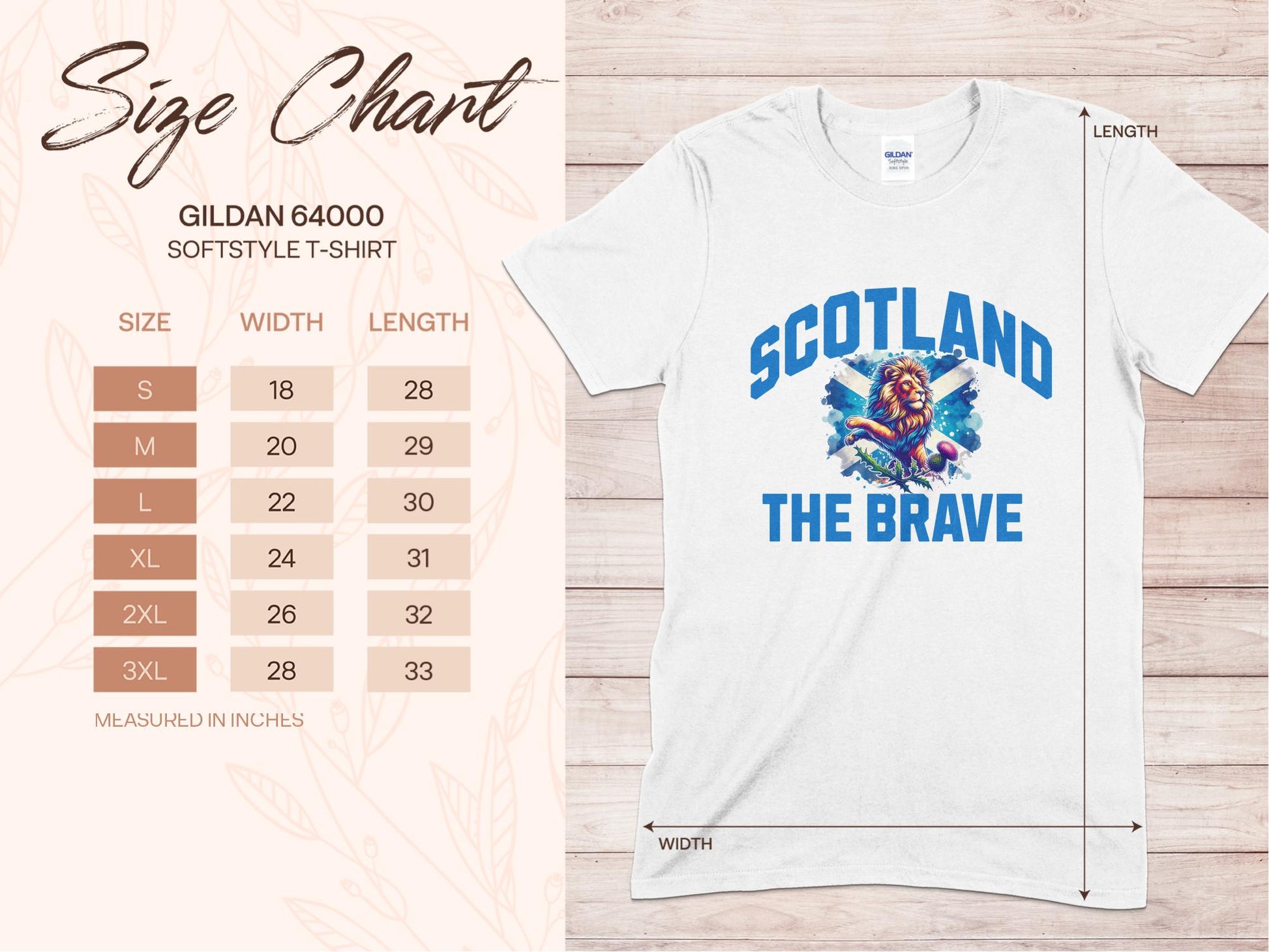 Scotland The Brave Pride Graphic T-Shirt - Living Stone Gifts