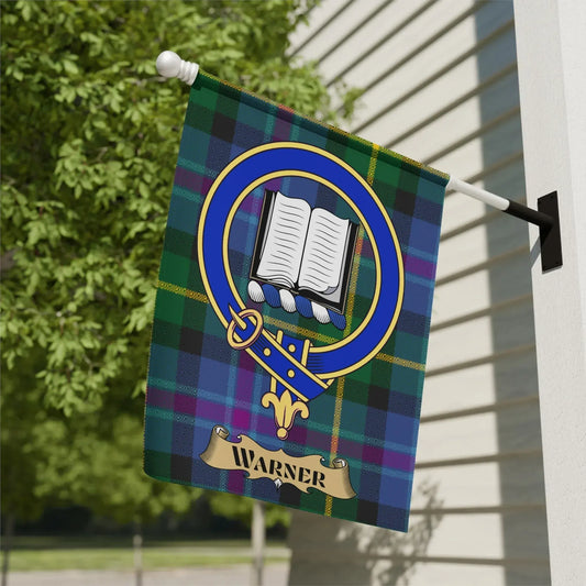 Custom Family Crest Flag Warner House Decor product