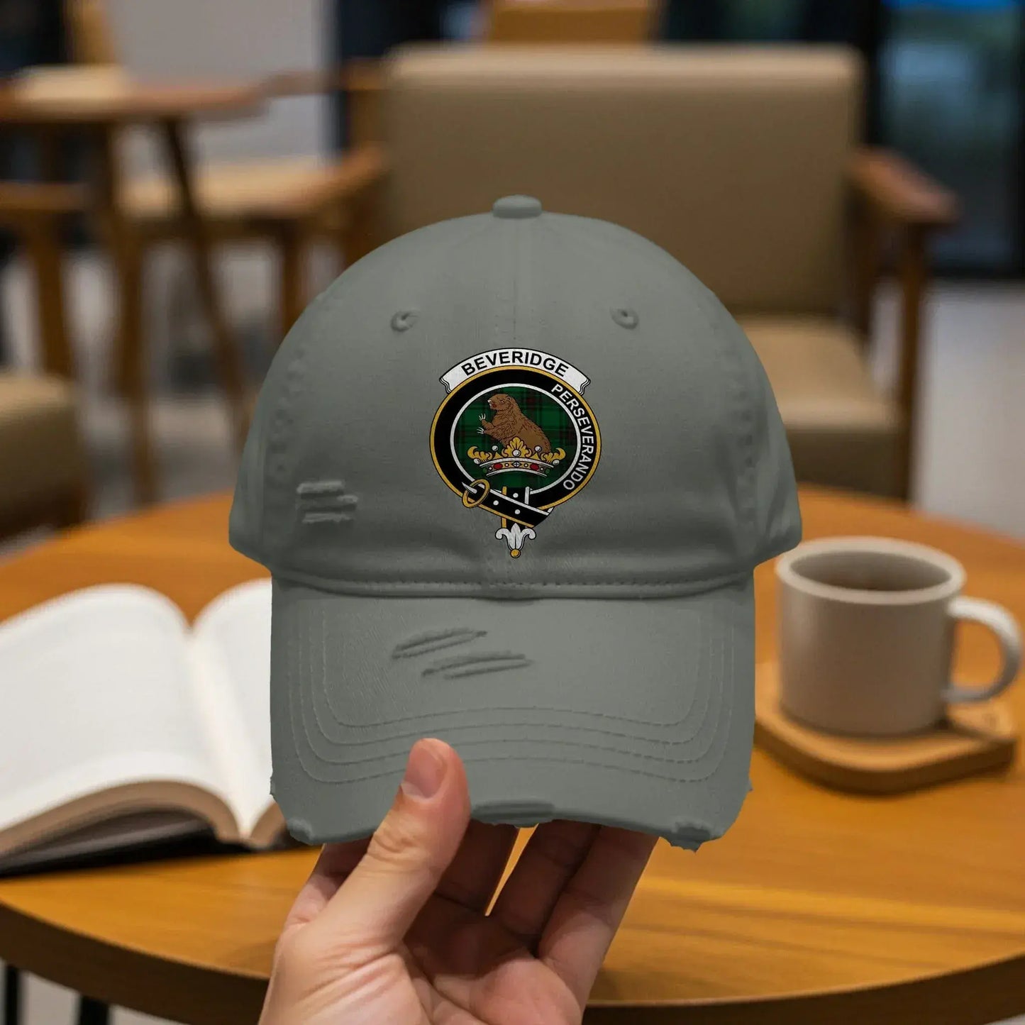 Vintage Beveridge Green Crest Baseball Cap product