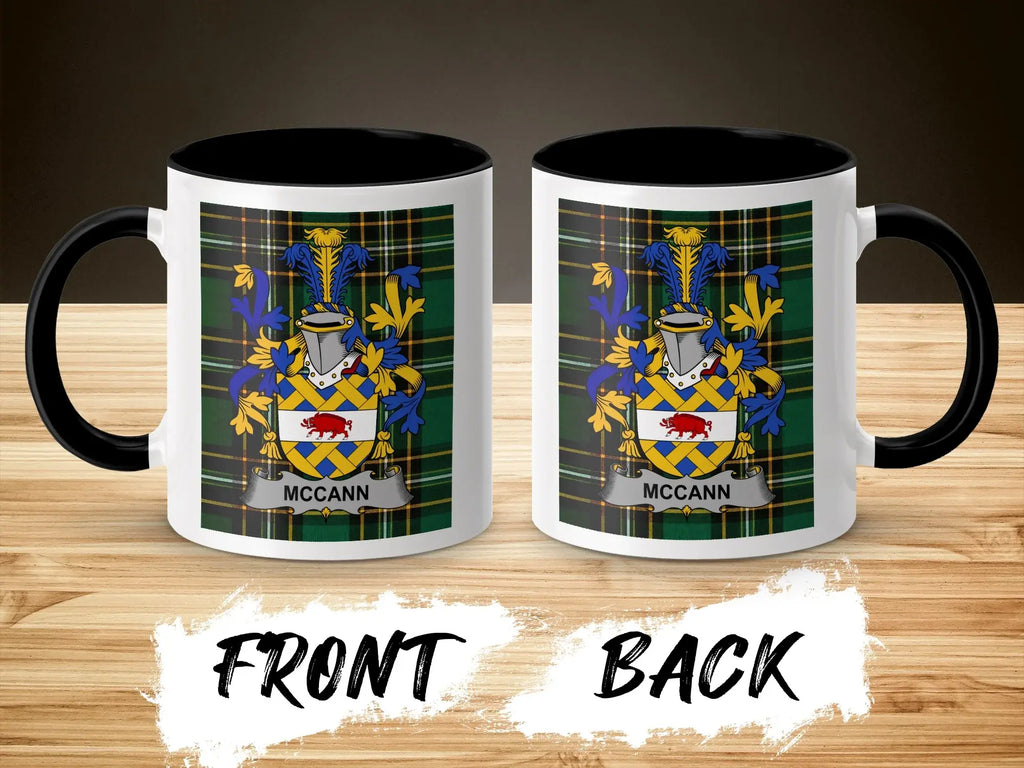 McCann Irish National Tartan ceramic accent mug