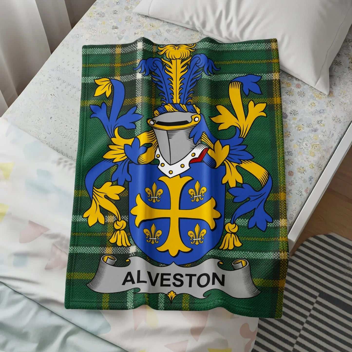 Alveston Heraldic Family Crest Blanket product