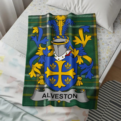 Alveston Heraldic Family Crest Blanket product