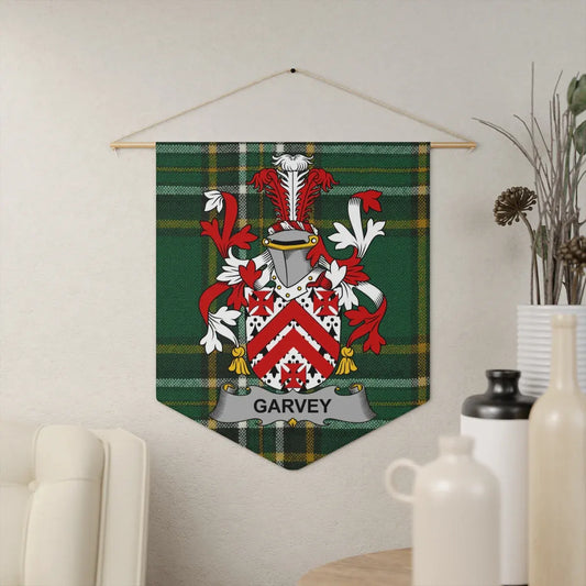 Personalized Garvey Family Crest Wall Banner product