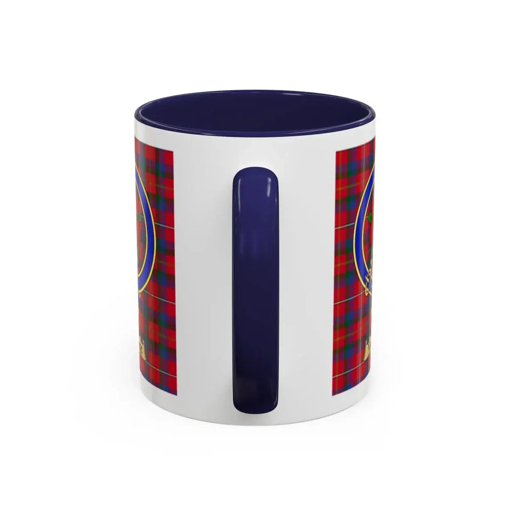 Valange clan crest mug shown in 11 oz and 15 oz sizes