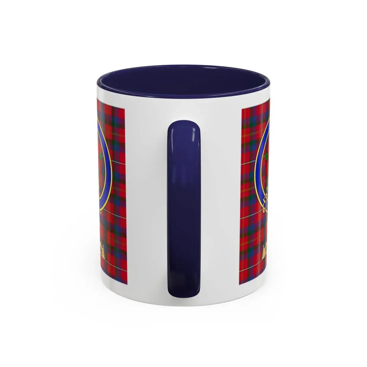Valange clan crest mug shown in 11 oz and 15 oz sizes