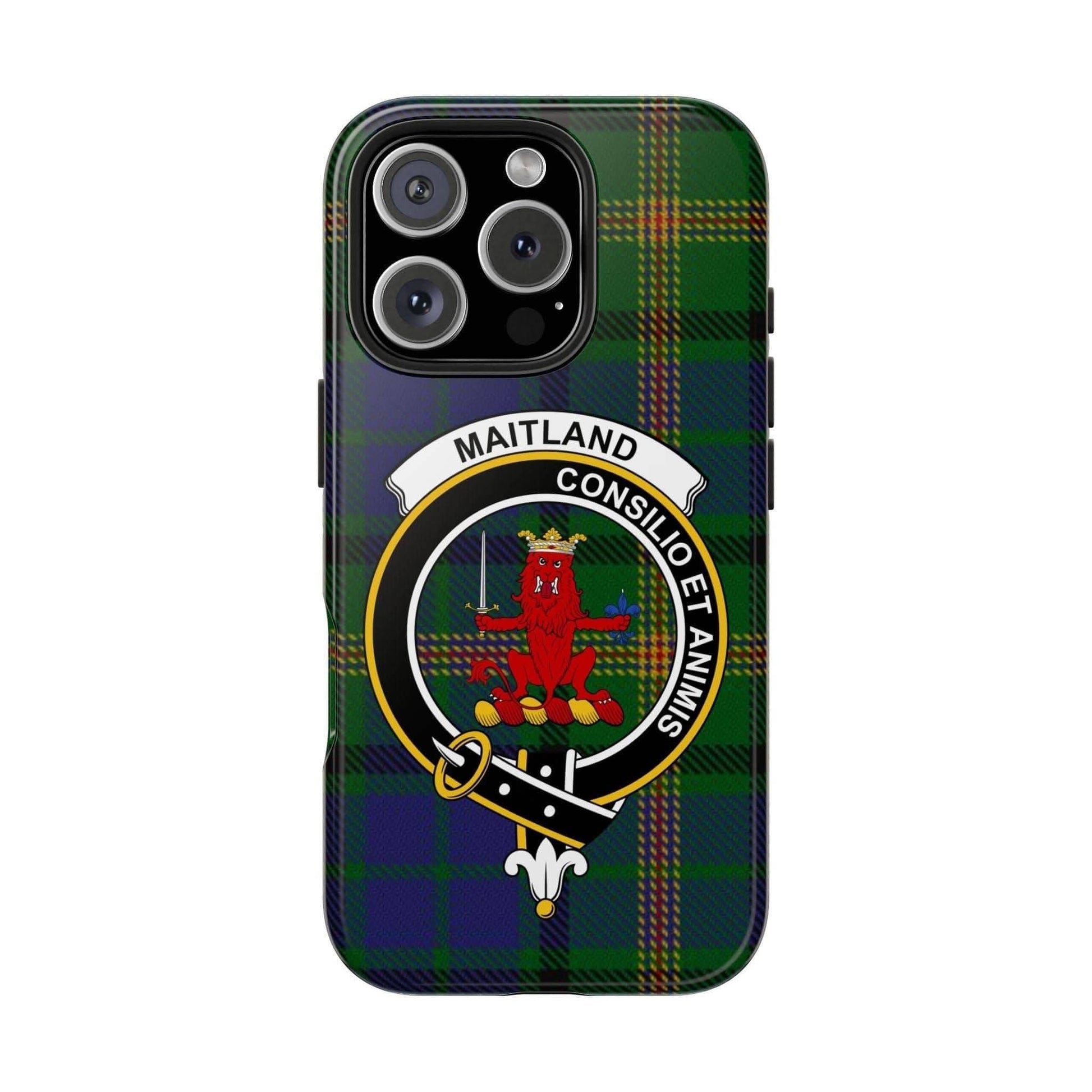 Maitland Clan Scottish Tartan Cell Phone Case - Celtic Ancestry Gifts