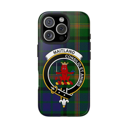 Maitland Clan Scottish Tartan Cell Phone Case - Celtic Ancestry Gifts